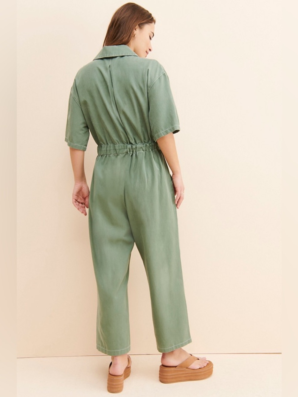 Anthropologie Oh seven‎ days Bobby Relaxed Coveralls size medium - Picture 2 of 7